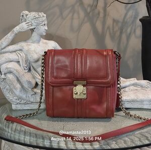 L.A.M.B. Gwen Stefani Leather Crossbody Designer Chain Strap Celebrity #157